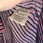 Maeve  Anthropologie Womens Striped Long Sleeve Button Down Tunic Shirt Sm‎ CPB31 Photo 2
