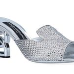 Dolce & Gabbana DG-Heel Gemstone-Embellished Mules Size 40 NEW + Box + Dust Bag Photo 5