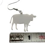 Cow print earrings Photo 4