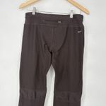 Nike Fit Dry Pants Womens Size Small Brown Straight Swoosh Athletic Gym Yoga Photo 5
