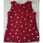 Susan Graver  Red Lace Cardigan Jacket and Tank Set Size Small - 3 Piece Set Photo 5