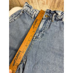 ZARA High Waisted Denim Jeans Paperbag Waist Straight Leg Women S Photo 10
