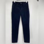 Hudson Jeans Hudson Velvet Jeans Black Pants, Barbara Super Skinny, size 27, some stretch Photo 2