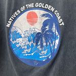 J. Galt Natives Of The Golden Coast Tee Short Sleeve Black Burnout ~ One Size Photo 8