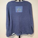 Croft & Barrow ‎ Christmas Zip Up Sweater Cardigan Snowman Blue Plus Size 2X Photo 2