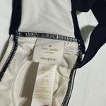Kate Spade White/Navy Striped Underwire Bustier Bikini Swimwear Top Extra Small Photo 4