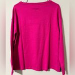 Joules women’s size 6 pink long sleeve pullover shirt w/pocket business casual Photo 2