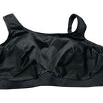NEW Goddess Black Sports Bra 46D wire free wireless unlined GD5056 Size undefined Photo 0