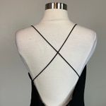 Jarlo Backless Lace and Crepe Long A Photo 5