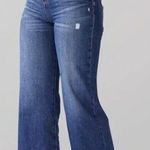 Lee Vintage Modern High Rise Wide Leg Cropped Denim Jeans Photo 0