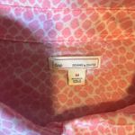 Gap  Pink Snake Print Button Down Shirt Women's Size M Long Sleeve Casual Top Photo 2