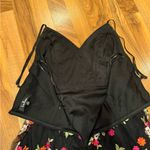 Lulus black mini embroidered sheer overlay dress floral small‎ EUC wedding Pink Photo 5