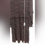 Jacqueline de Yong tiered floral midi dress black w/tiny floral print size 36/4 Photo 12