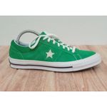 Converse Unisex Sneakers One Star Suede Green Size M 8 W 10 Photo 2