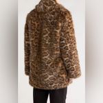 Rebecca Minkoff NWT Leopard Print Faux Fur Coat Photo 1
