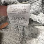 Dolan Left Coast Hoodie Sweatshirt Top M Gray Short Sleeve Dolman Frayed Trim Gray Size M Photo 10