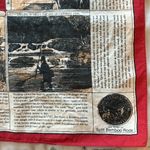 Wathne 🎣 Fly Fishing Silk Scarf Large Red Photo 3