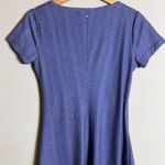 prAna Nadia Short Sleeve Wrap Mini Dress Women's XS Purple Active Activewear Photo 7