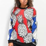 Adidas Farm Rio AOP 2XS XXS Pineapple Sweatshirt Women's Crew Neck Sweater Photo 1