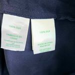 Lilly Pulitzer  Elsa True Navy Coastal Silk Blouse Size XS Photo 6