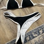 Black and White Bikini Set Photo 1
