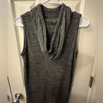 Gaiam  Sleeveless Yoga Hoodie- Color- Asphalt Heather Size XS Photo 3