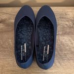 Skechers Navy Blue Knit Flats Shoes Wide Fit Women’s Size 11 W Slip On Photo 9