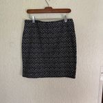 Loft  Women's Black  White Medium Patterned Pencil Skirt Career Work‎ Office Photo 4