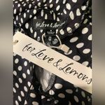 For Love & Lemons NWT‎  Beth Midi Black / White Polka Dot Dress Size Small NWT Photo 6