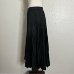 Chicwish NWT  Black High-Waisted Full Pleated Maxi Skirt, Sz Small Photo 6