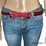 Kohls  burgundy bow tie belt Photo 1