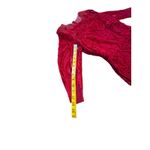 Marchesa Notte Red Velvet Sequin Evening Gown Photo 12