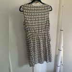 Merona Women’s Dress Geometric Ikat Shirt Sleeveless Pockets Size M Photo 7