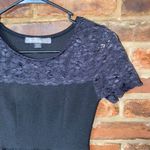Finn and Clover  Black Lace Short Sleeve Little Mini Dress Women's Size XS Photo 1
