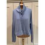 Sweaty Betty Sweaty Betty Harmonise Luxe Fleece Sweatshirt Coast Blue Sweater Photo 2
