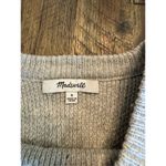 Madewell  province cross back sweater knit size small Photo 4
