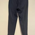 COS Navy Wool-Blend Cuffed Ankle Dress Pants Navy Blue Normcore Career Size 2 Photo 1