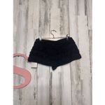 Musera Black Ruffle Lace Shorts XS – Layered Mini Shorts, Stretch Waist, Dressy Photo 2