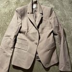 Reiss  Blazer Womens Size 4 Single Breasted Wool Blend Jacket Camel Light Pink Photo 0
