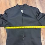 Oleg Cassini Vintage  Black Dress Set Suit With Skirt Office Sz 8 Satin Elegant Photo 8