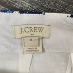 J.Crew White Blue & Red Floral Print Mini Skirt 0 Photo 3