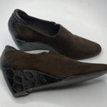 Donald J Pliner Ferny wedge‎ shoes size 8.5 Brown Photo 0