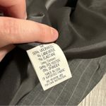 Theory Gray & White Virgin Wool Pinstripe Long Sleeve Three Button Blazer Sz 0 Photo 6