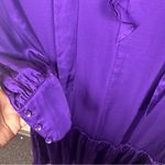Chic Long Sleeve Purple Dress Size M Photo 2