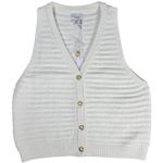 Revolve Song of Style by Aimee Song Lady Knit Sweater Tank Vest XL NWT White Photo 0