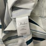 L'Academie NWOT L’ACADEMIE Extra Small Blouse Indigo Stripe One Shoulder Top Revolve Photo 2