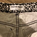 American Apparel Jeans Black and White Shorts Size 2 Photo 1