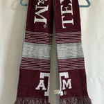 Texas A&M Reversible Scarf – Maroon&White/Maroon&Grey Red Photo 0