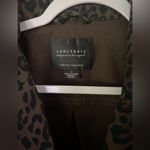 Sanctuary  Brown Black Leopard Print Jean Jacket Size Small S Photo 3