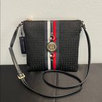 Tommy Hilfiger  | Classic Black Crossbody Bag w/ Iconic Tommy Logo Photo 8